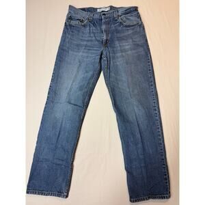 Mens Levi’s 550 Relaxed‎ Fit 34x32 Blue Denim Jeans Classic Straight Leg